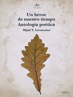 cover image of Un héroe de nuestro tiempo. Antología poética